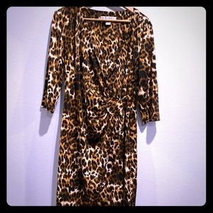 Animal print dress